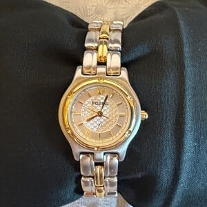 Fossil Two-Tone Gold and Silver Bracelet Watch
